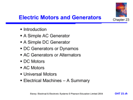 DC generators