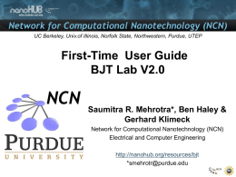 First time User Guide BJT Lab V2.0