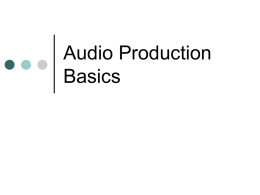 audio production basics web version