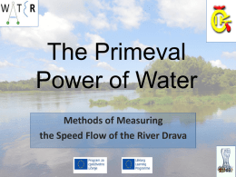 Mjerenje protoka vode