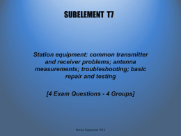 Station Equipment - Tukwila Emergency Communications