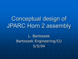 JPARC Horn 2 assembly