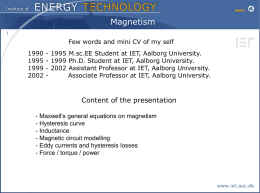 PowerPoint-præsentation - Dansk Magnetisk Forening