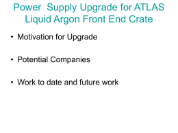 Power Supply Upgrade for ATLAS Liquid Argon Front End