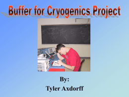 Buffer for Cryogenics Project
