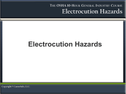 Electrocution Hazards