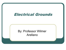 Electrical Grounds