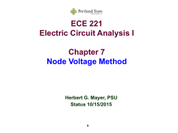 Node Voltage Method
