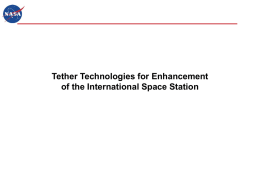 A tether can be used to naturally stabilize ISS