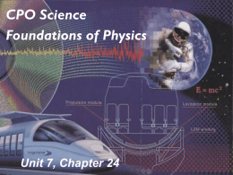 Physics First Ch 24 ppt