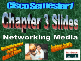 CCNA1 3.0-03 Networking Media