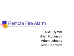 Remote Fire Alarm