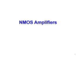 MOS Amplifiers