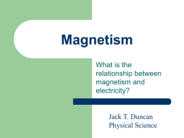 Magnetism - Worth County Schools