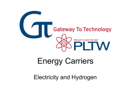 Energy Carriers - mygatewaytotechnologyclass