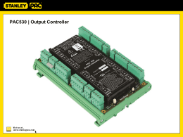 PAC530 Output Controller