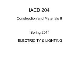 electrical design for residences