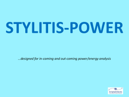 Stylitis-Power short presentation