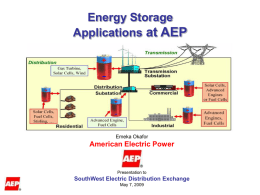 NAS Battery for Grid Backup - SouthWest Electric Distribution