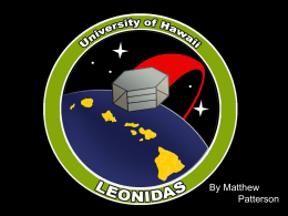 leonidas - University of Hawaii - Department of Electrical Engineering