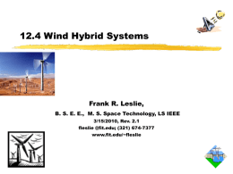 Wind Hybrid Systems