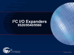 I2C Port Expanders