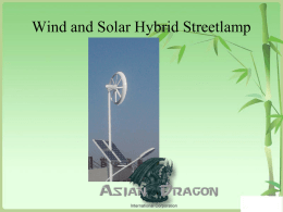 400W Wind and Solar Hybrid Street Lamp