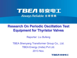 Research On Periodic Oscillation Test Equipment for