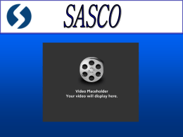 SASCO Safety Orientation