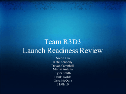 Team 03 LRR 2011 - Colorado Space Grant Consortium