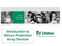 Introduction to SIDACtor® Devices