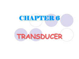 A) Passive transducer