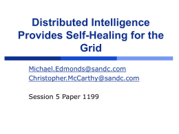 Distributed Intelligence Provides Self