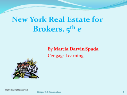 New York Real Estate for Brokers