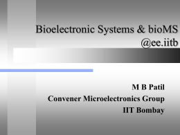 BioelectronicSystem_bioMS - Department of Electrical Engineering