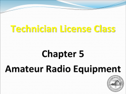 5-0 - Amateur Radio Equipment