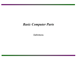 BasicComputerParts