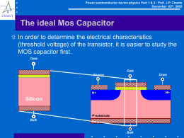 The Mosfet Transistor