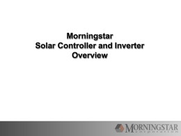 Solar Charge Controller - e