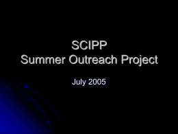 SCIPP Internships 2005