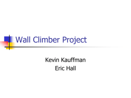 Wall Climber Project