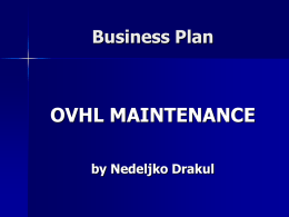 OVHL Maintance
