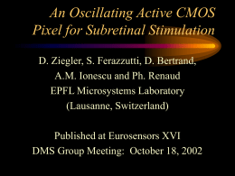 An Oscillating Active CMOS Pixel for Subretinal Stimulation