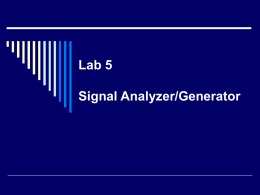 Lab 5 Digital Oscilloscope and Remote Signal Processing