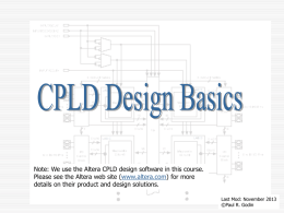 CPLD Basics