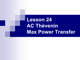 max power transfer