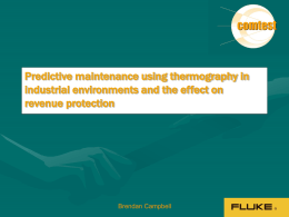 Predictive maintenance using thermography in industrial