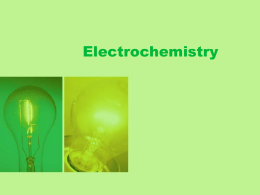 Electrochemistry H1