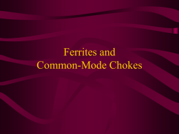 6.7 Ferrites and Common
