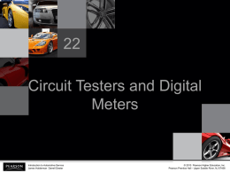 Ch 22 Electrical Tester and DMM